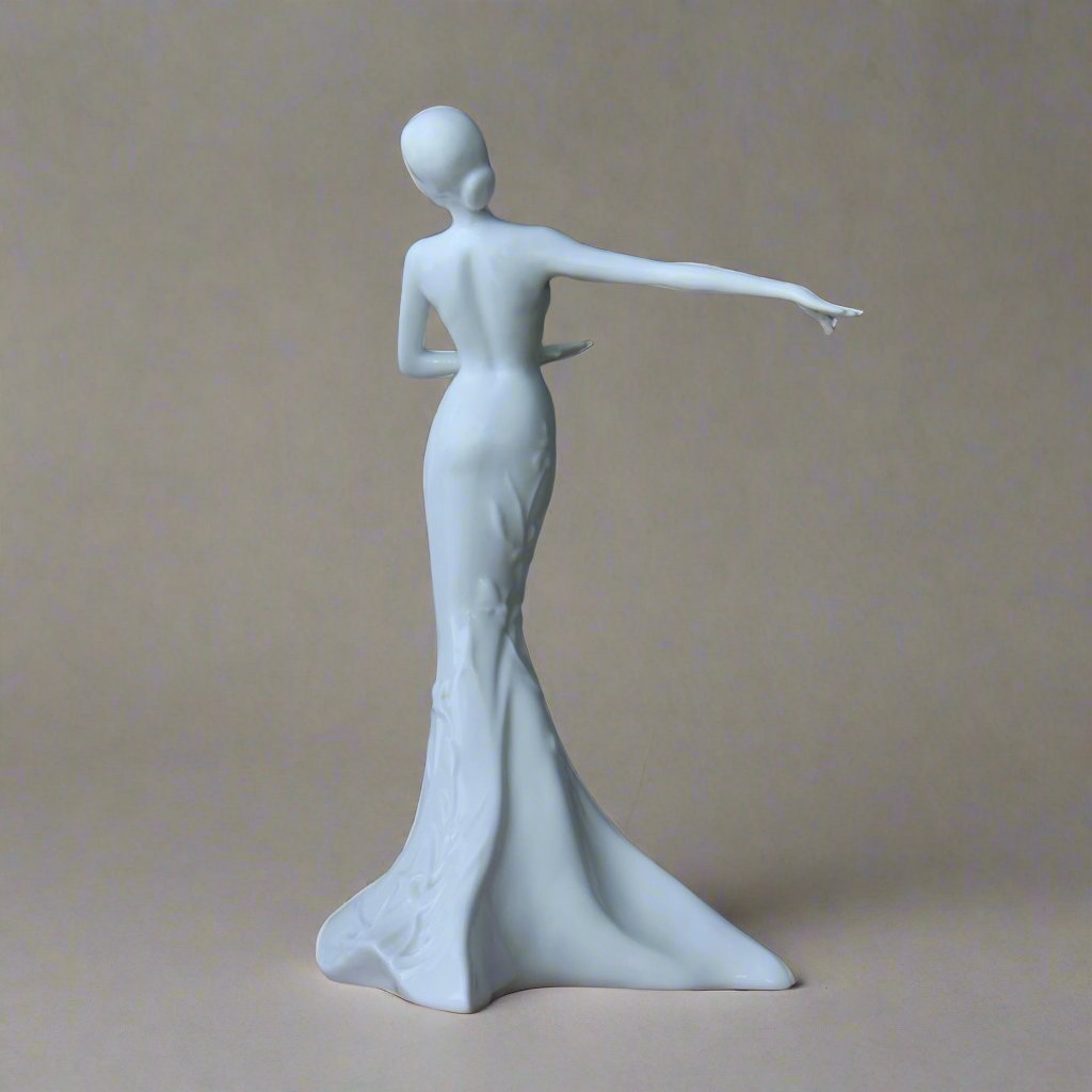 COALPORT "Music & Dance - Sonata in White" Bone China Figurine