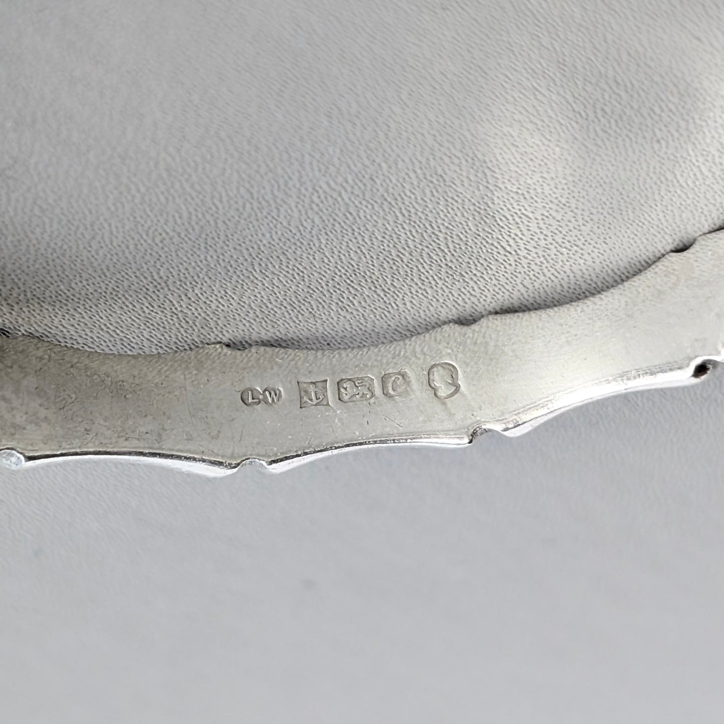 A Birmingham Sterling Silver 'Bamboo' Bangle, c1977