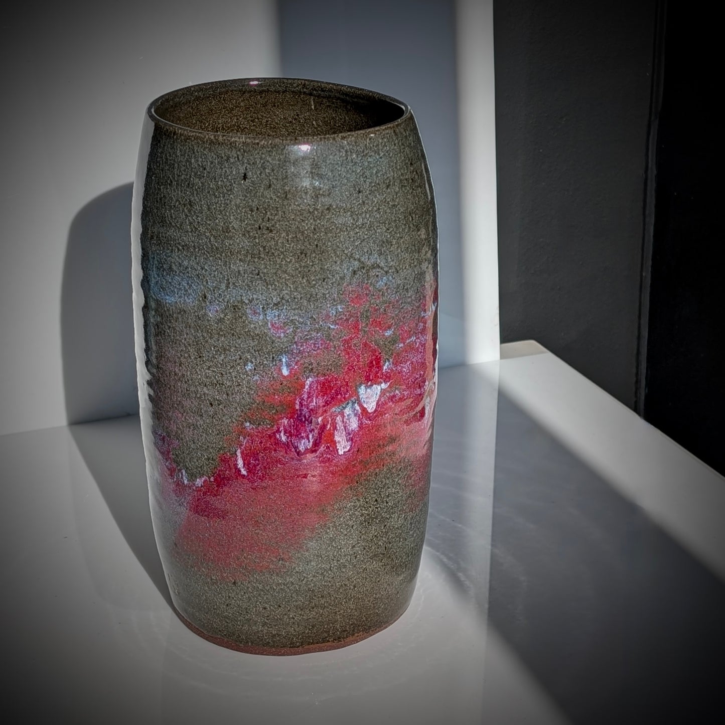 A Signed Australian Earthenware Vase