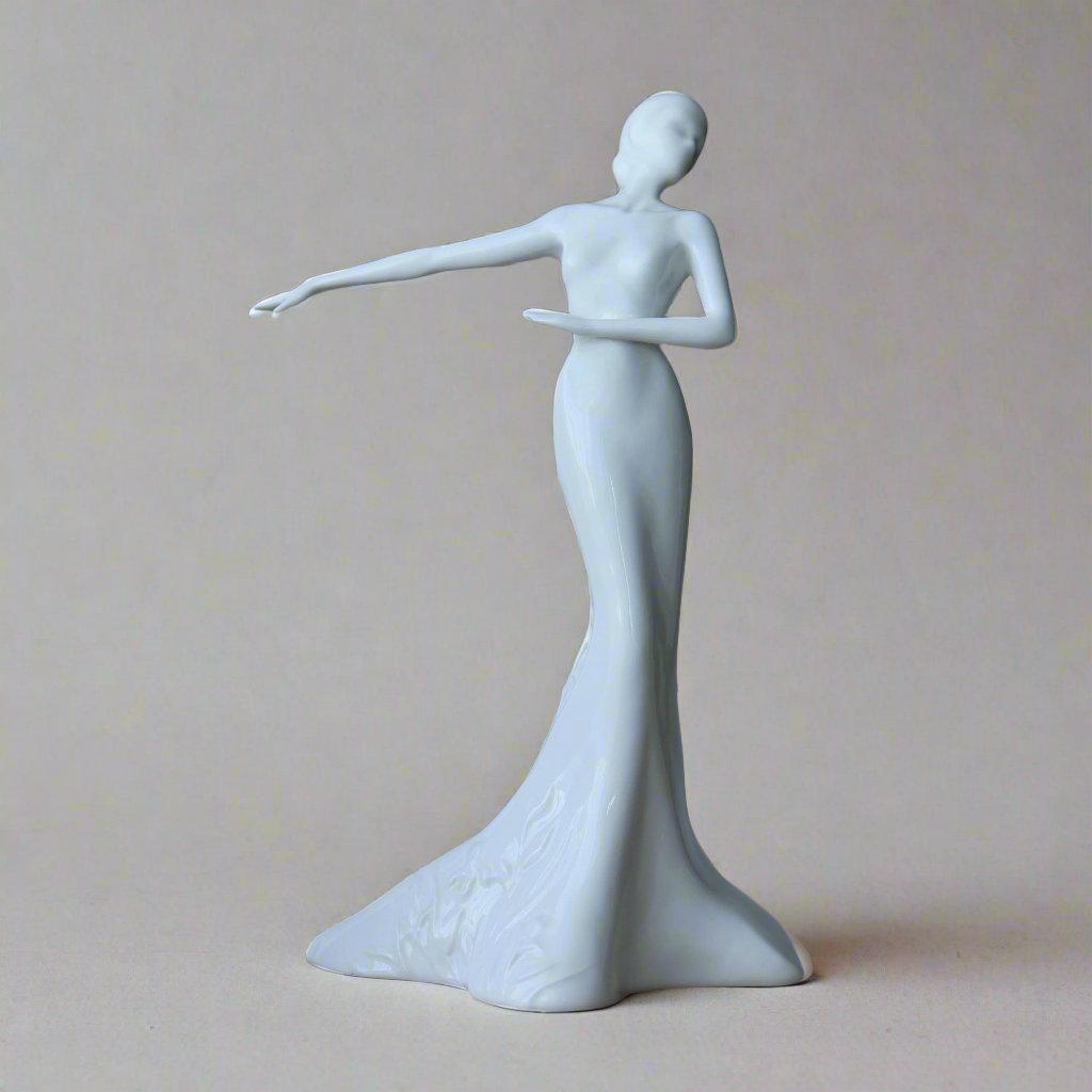 COALPORT "Music & Dance - Sonata in White" Bone China Figurine