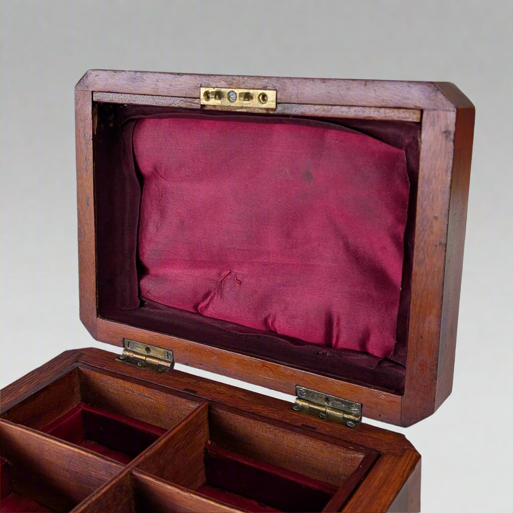 A Victorian Sewing or Storage Box, c1880
