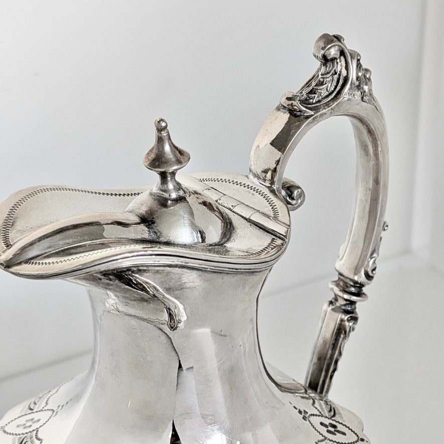 Malvern Horticultural Society Silver Plated Claret Jug, c1912