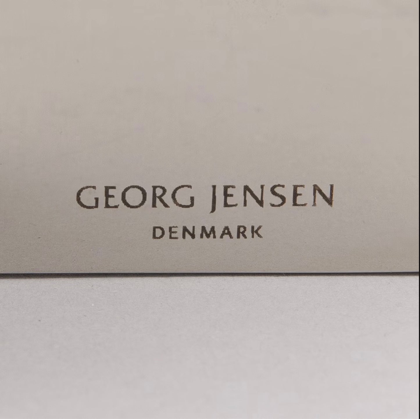 A Stainless Steel Candelabra By Grethe Meyer for Georg Jensen