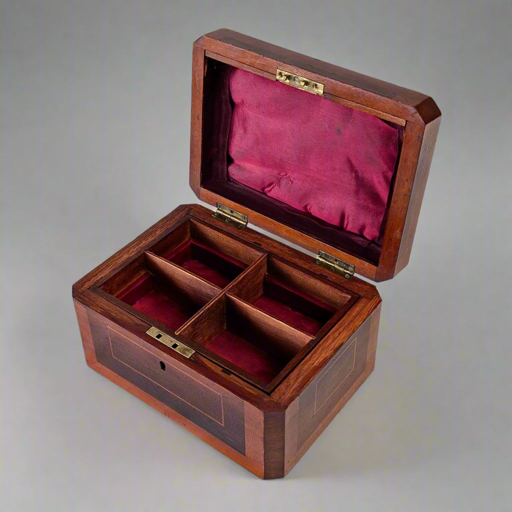 A Victorian Sewing or Storage Box, c1880