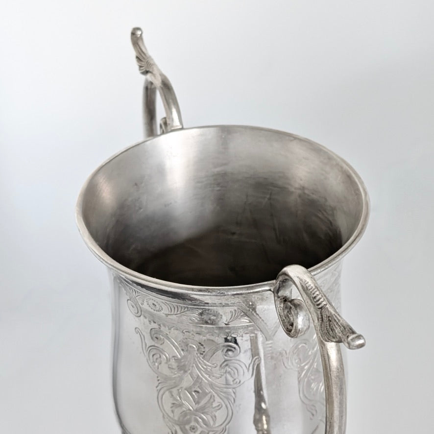 Old English Game Silver Plated Trophy, c1909