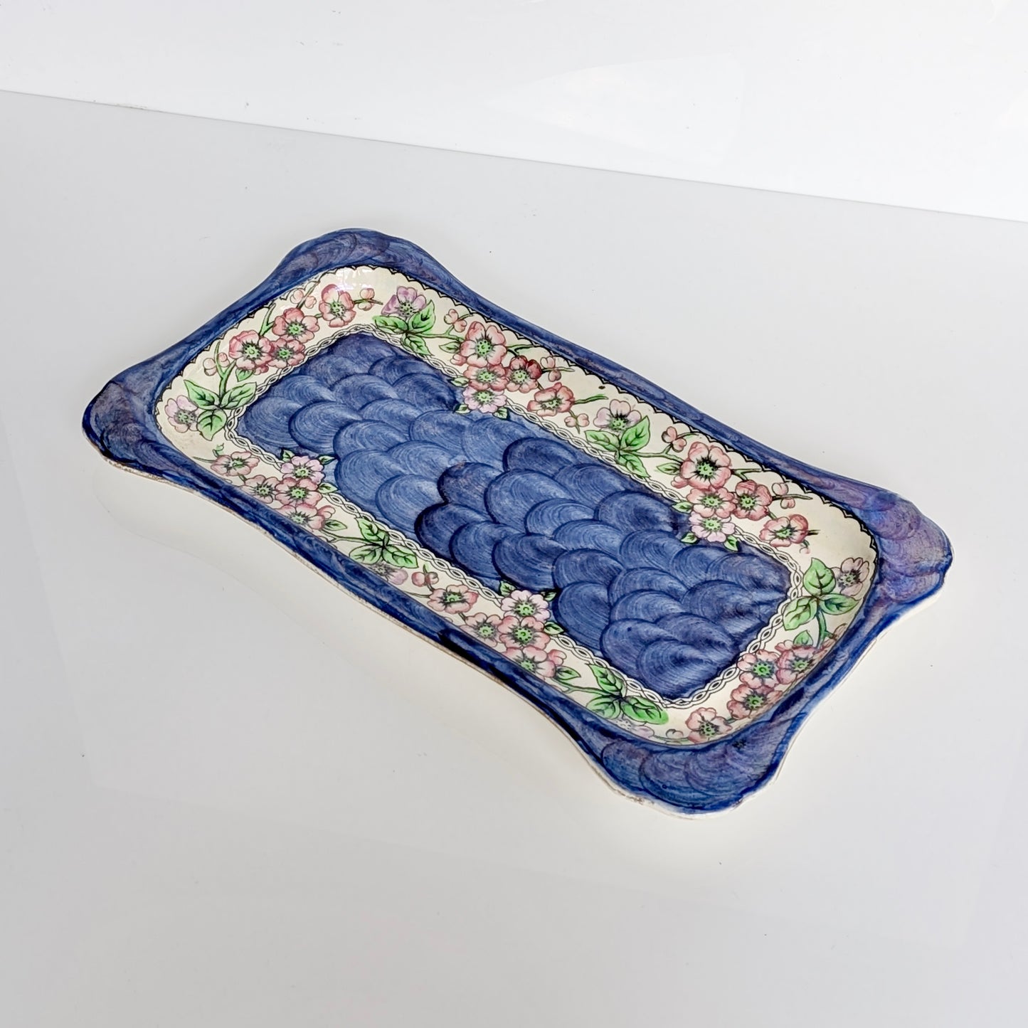 Maling Lustre Ware Tray & Bowl