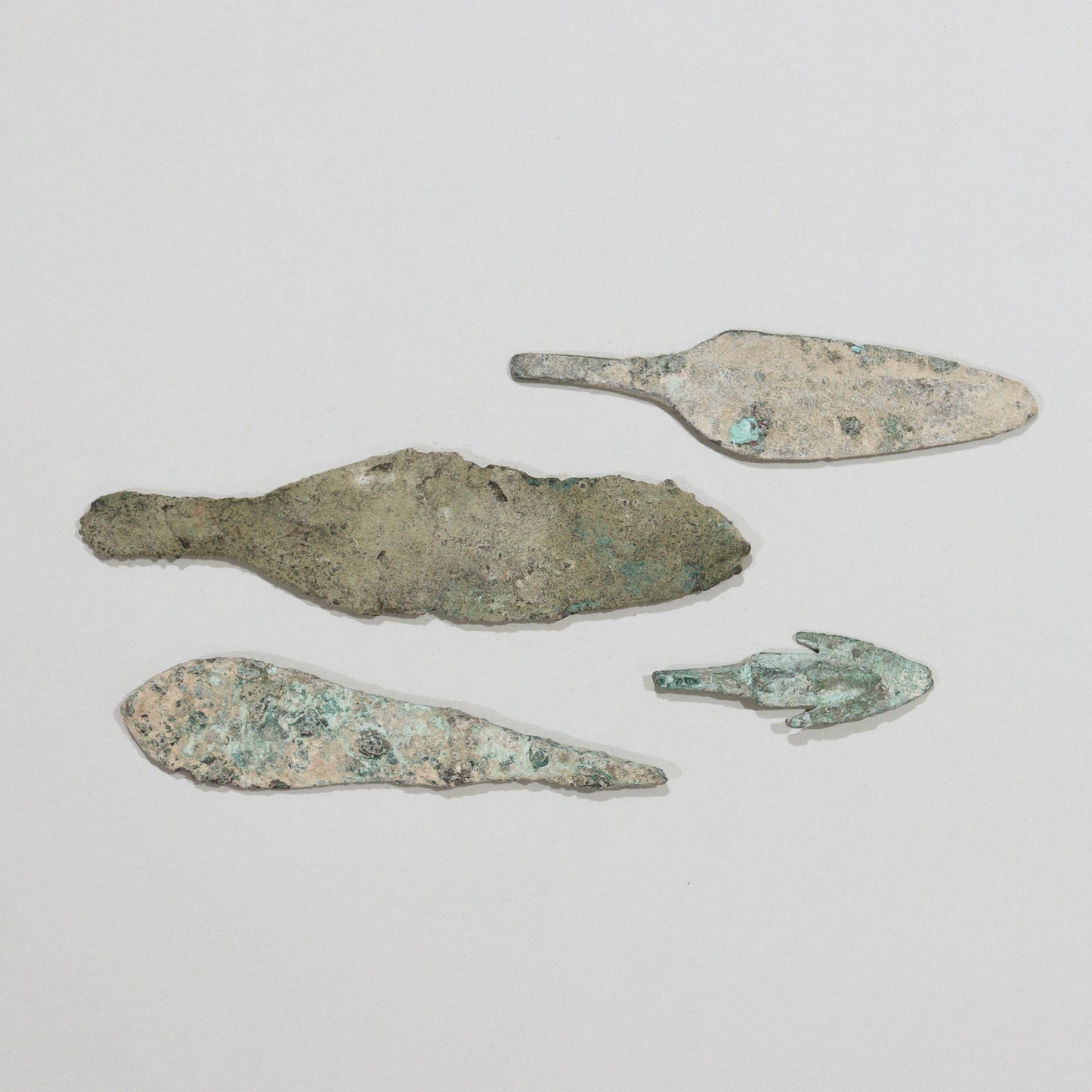 Ancient Persia Luristan Bronze Arrow Heads, circa 1200 - 800 BC