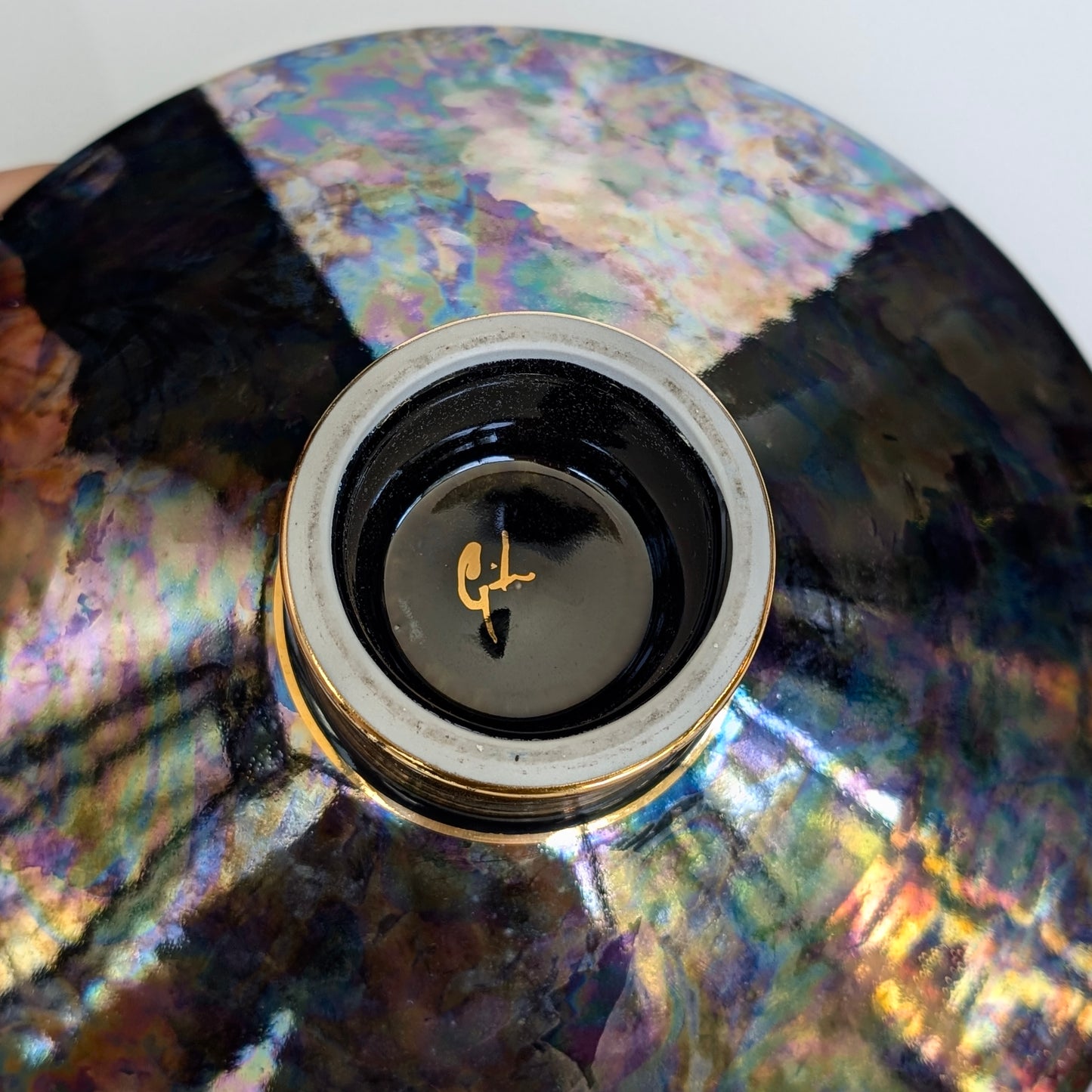 An Andrew Gibson Australian Studio Pottery Pedestal Bowl