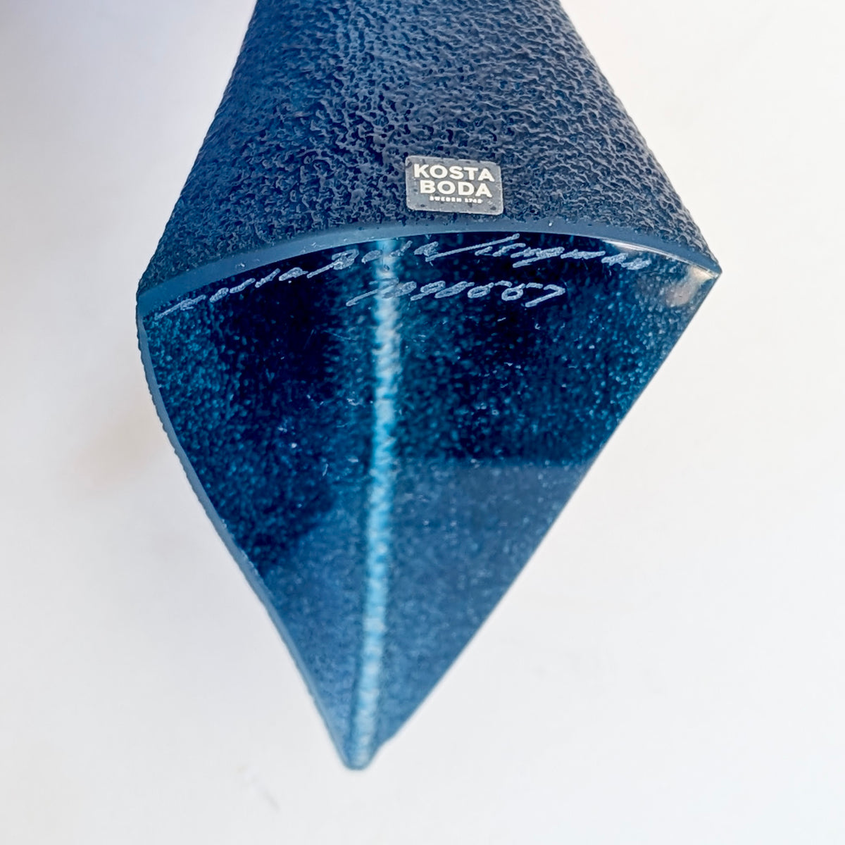 Kjell Engman for Kosta Boda, A "Catwalk Series" Glass Sculpture