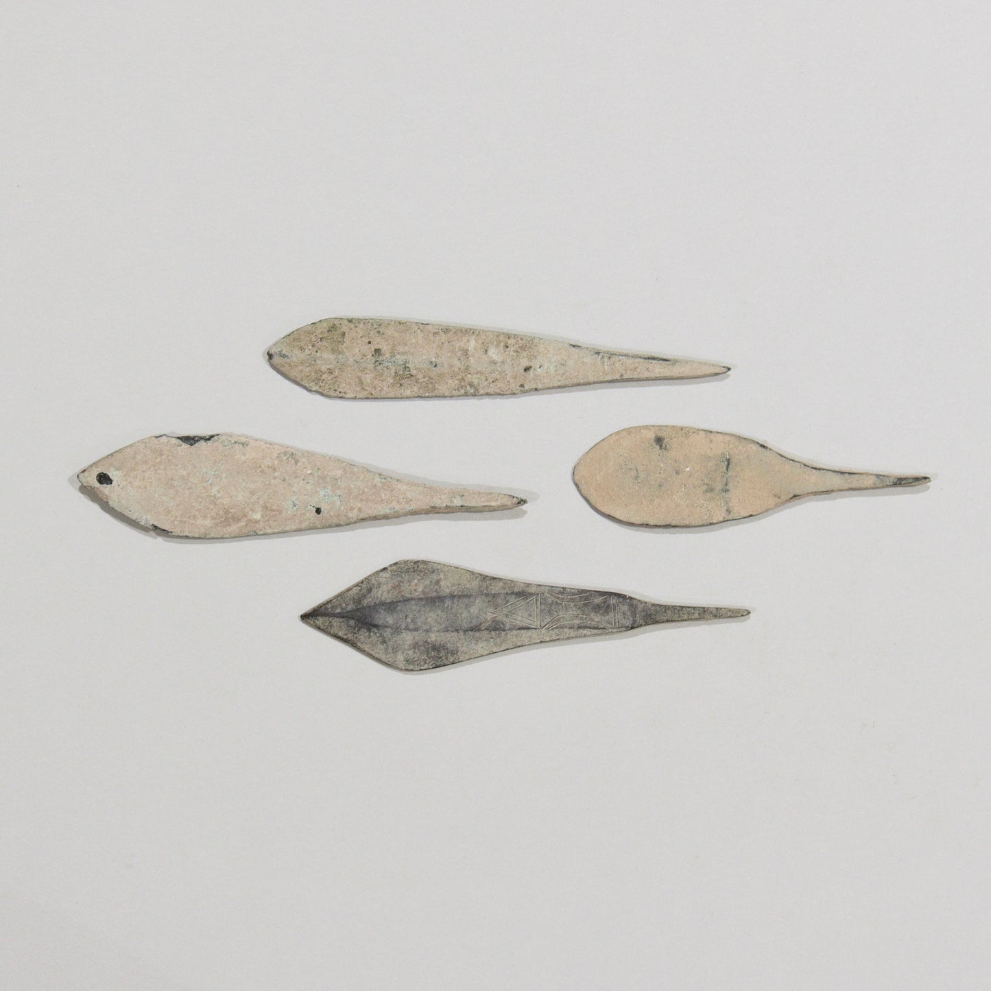 Ancient Persia Luristan Bronze Arrow Heads, circa 1200 - 800 BC