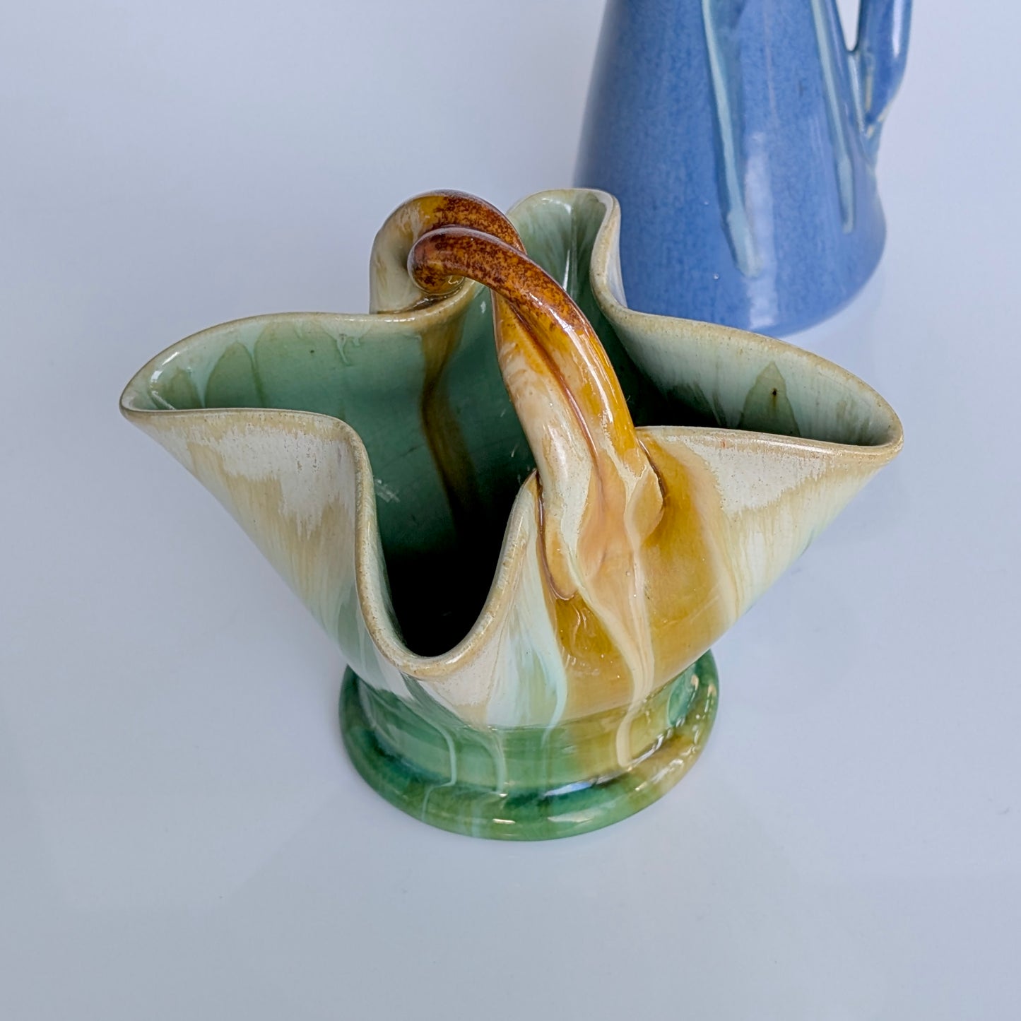 Remued Pottery Jug & Basket