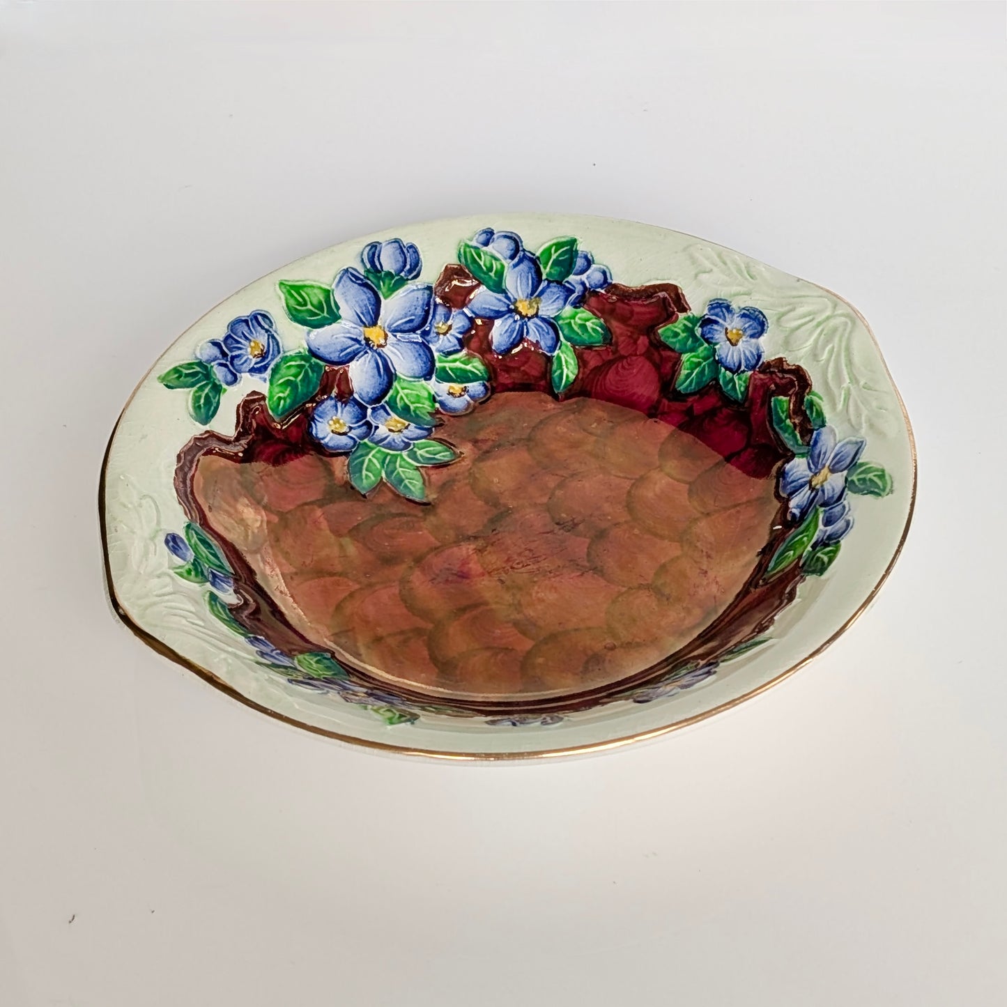 Maling Lustre Ware Tray & Bowl