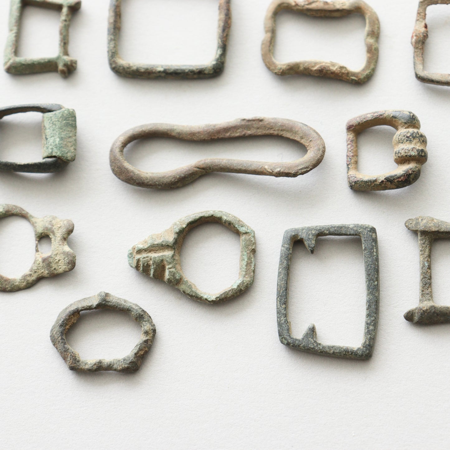 Collection of Medieval Bronze Buckles, circa 1250 - 1700