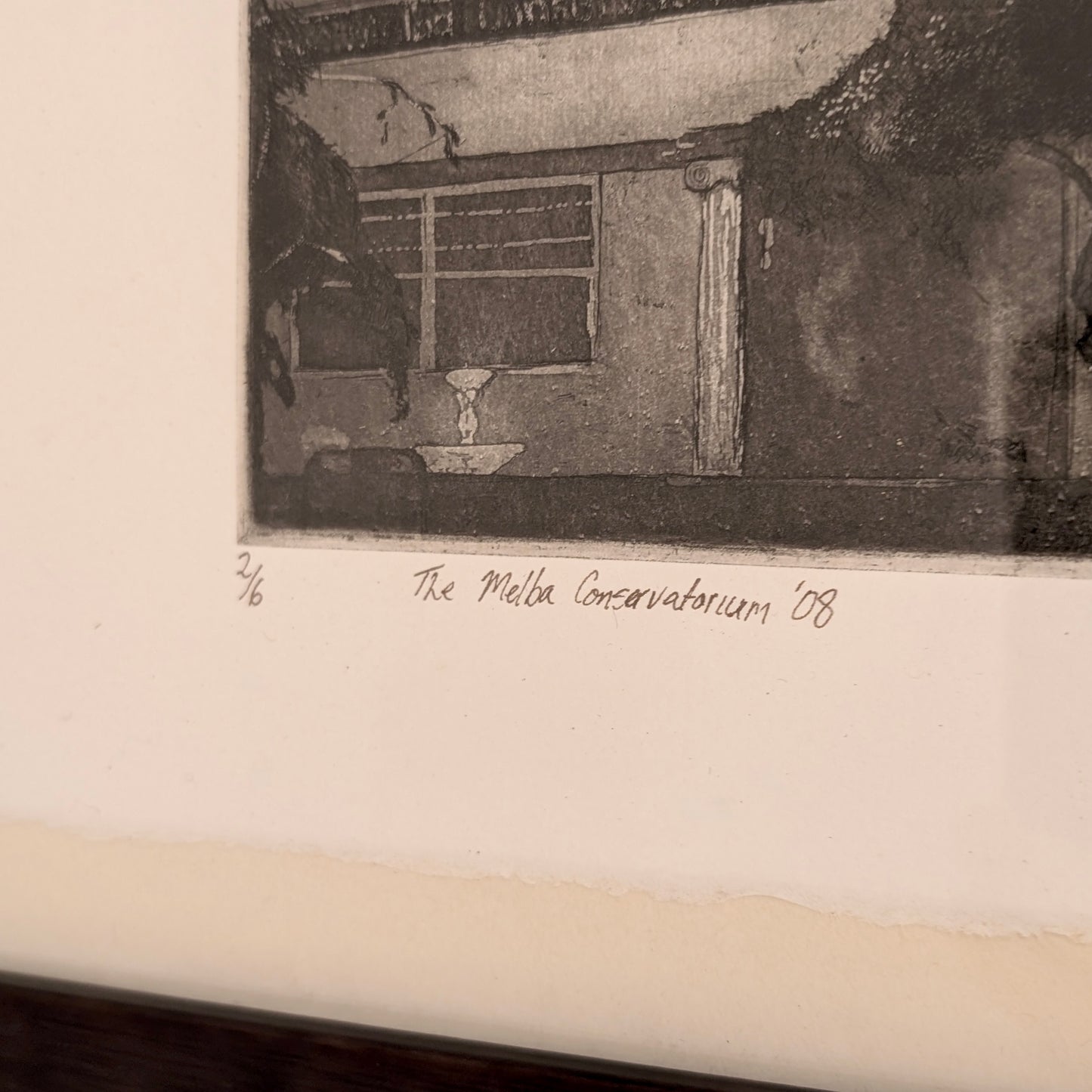 Kylie Blackley (Australia) 'The Melba Conservatorium', Etching