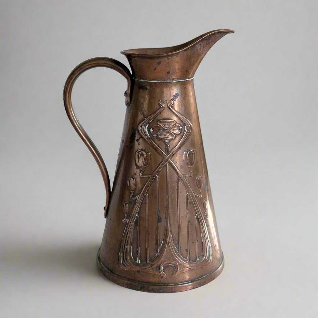 An Art Nouveau Jug by Joseph Sankey & Sons, c1900