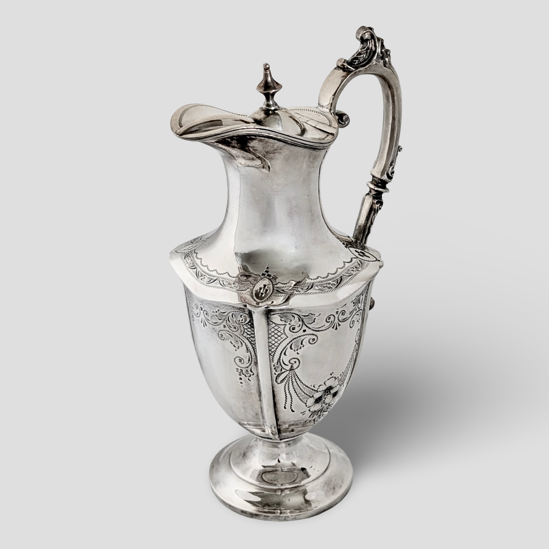 Malvern Horticultural Society Silver Plated Claret Jug, c1912