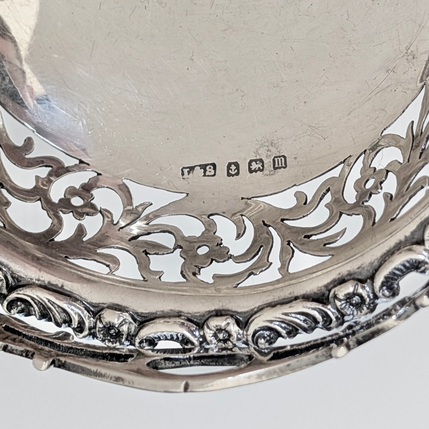 Pair of Sterling Silver Bon-Bon Baskets by Levi & Salaman, c1911