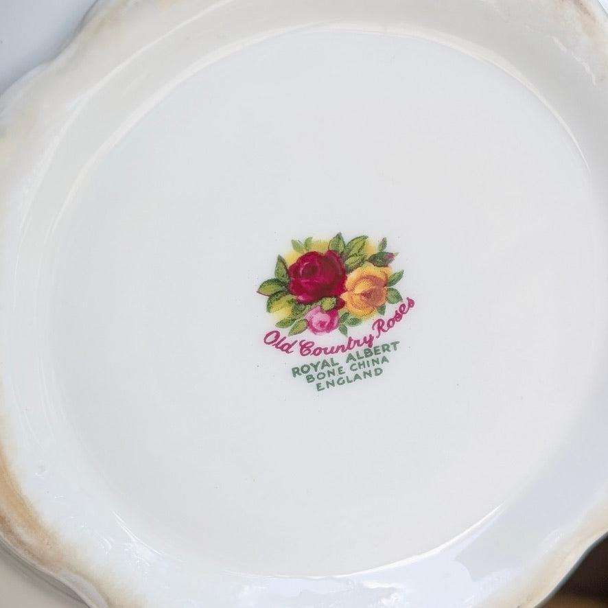 A Royal Albert 'Old Country Roses' Three-Piece Tea Set