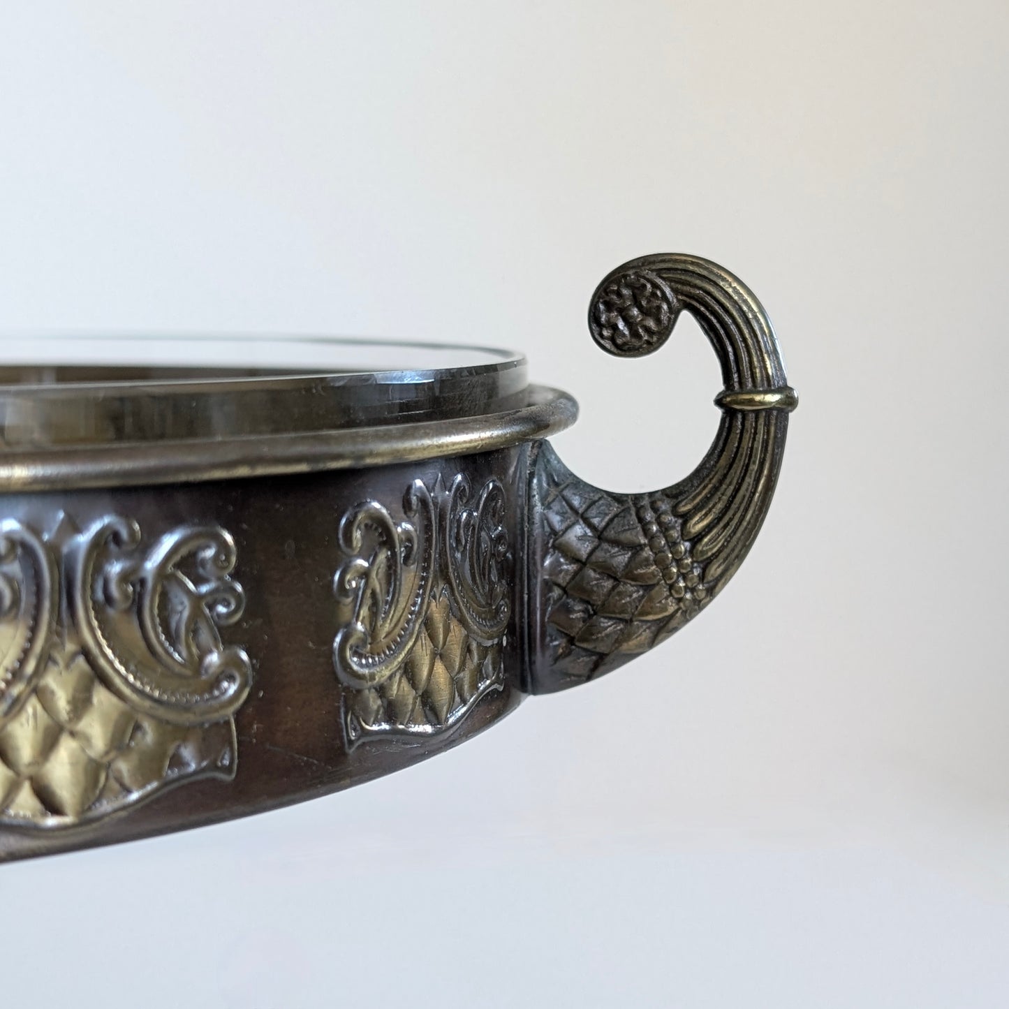 An Art Nouveau Inspired Brass Comport