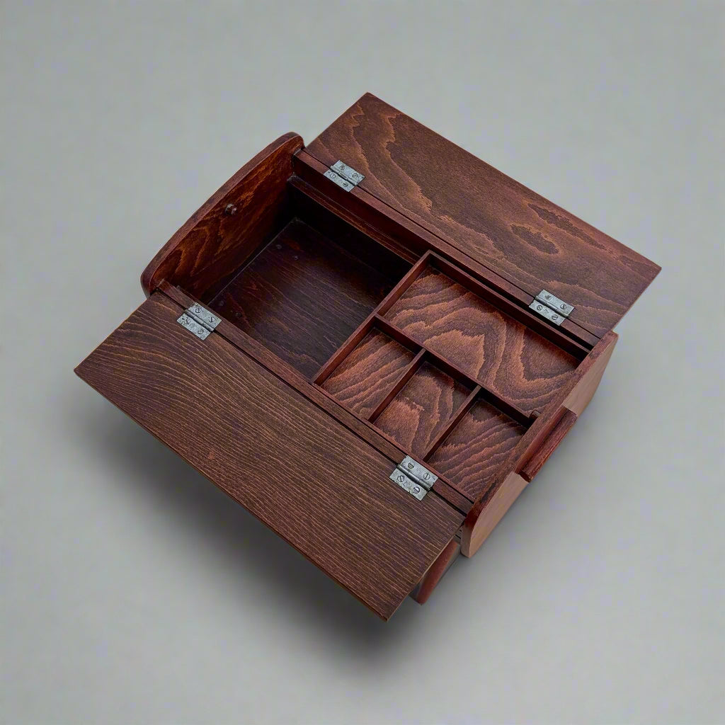 A Mid Century Danish Teak Sewing Box