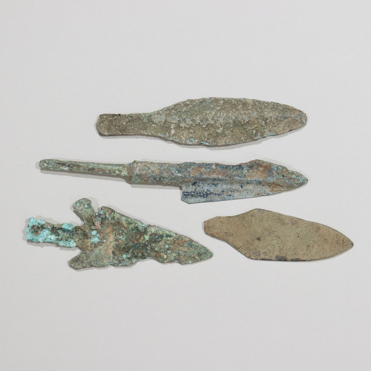 Ancient Persia Luristan Bronze Arrow Heads, circa 1200 - 800 BC