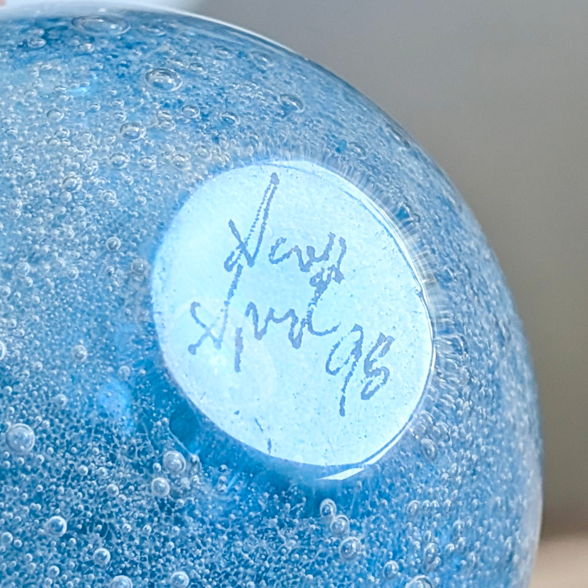 A Scott Spencer Australian Studio Glass Vase, 1998