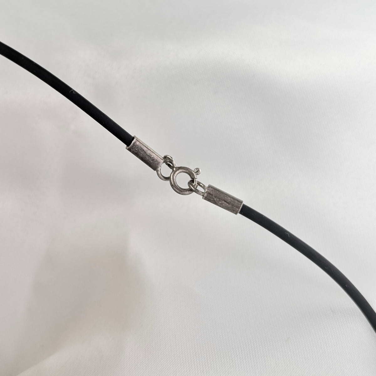 A Large Murano Glass Pendant on Neoprene Necklace