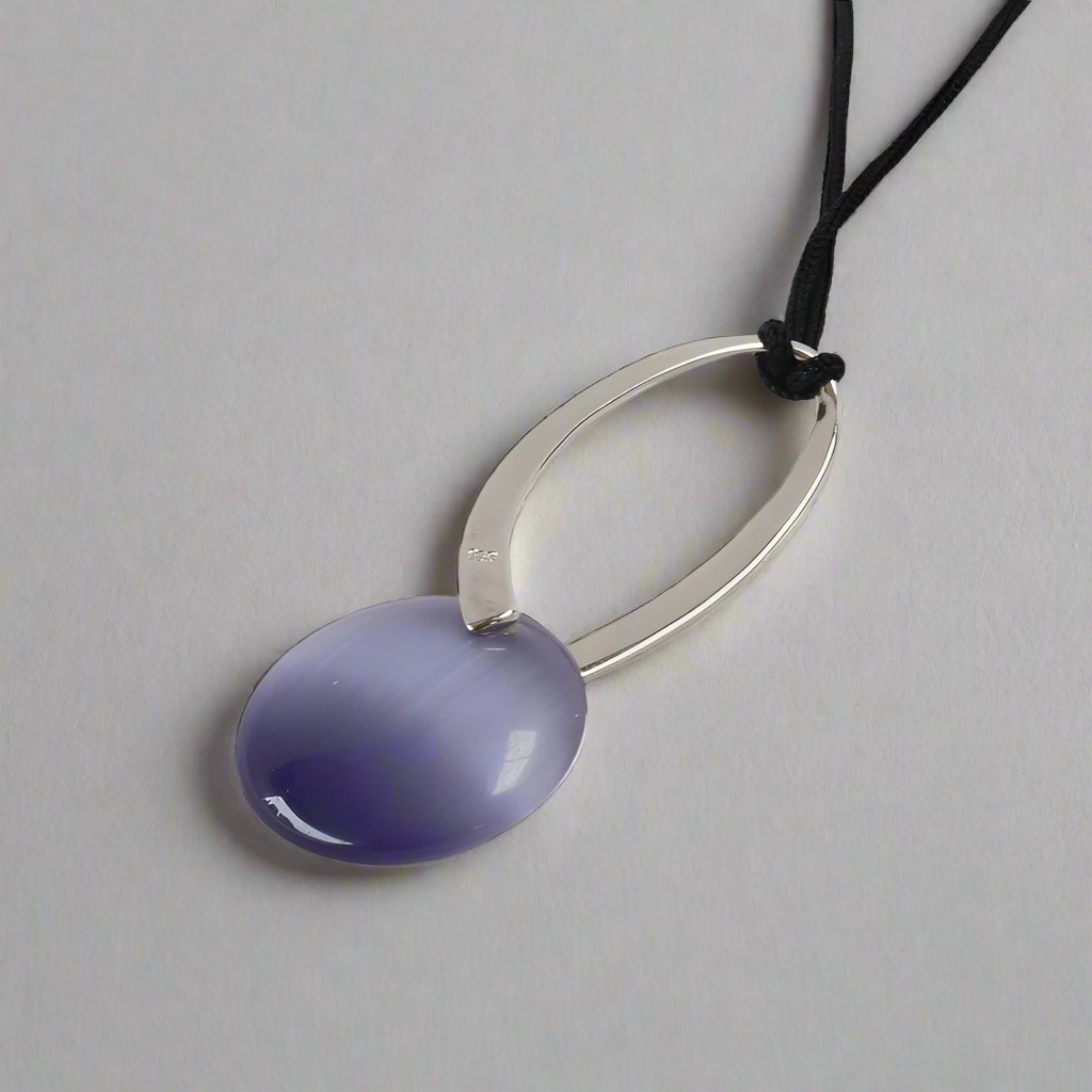 Purple Stone necklace 2