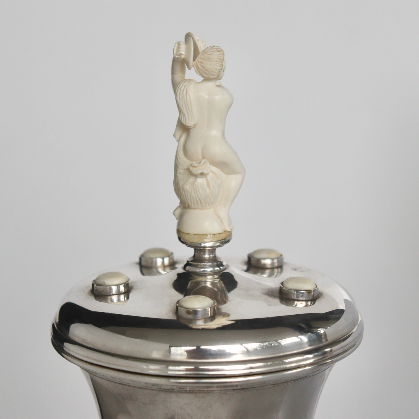 A 19th Century German .800 Silver & Ivory Chalice