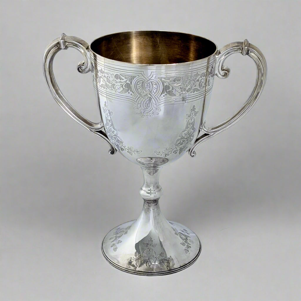 VIC P&K Club Challenge Cup Silver Plated Trophy, c1909