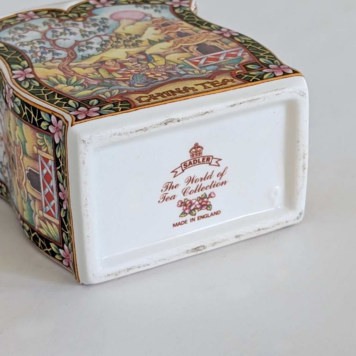 A SADLER China Tea Caddy from "The World of Tea Collection"