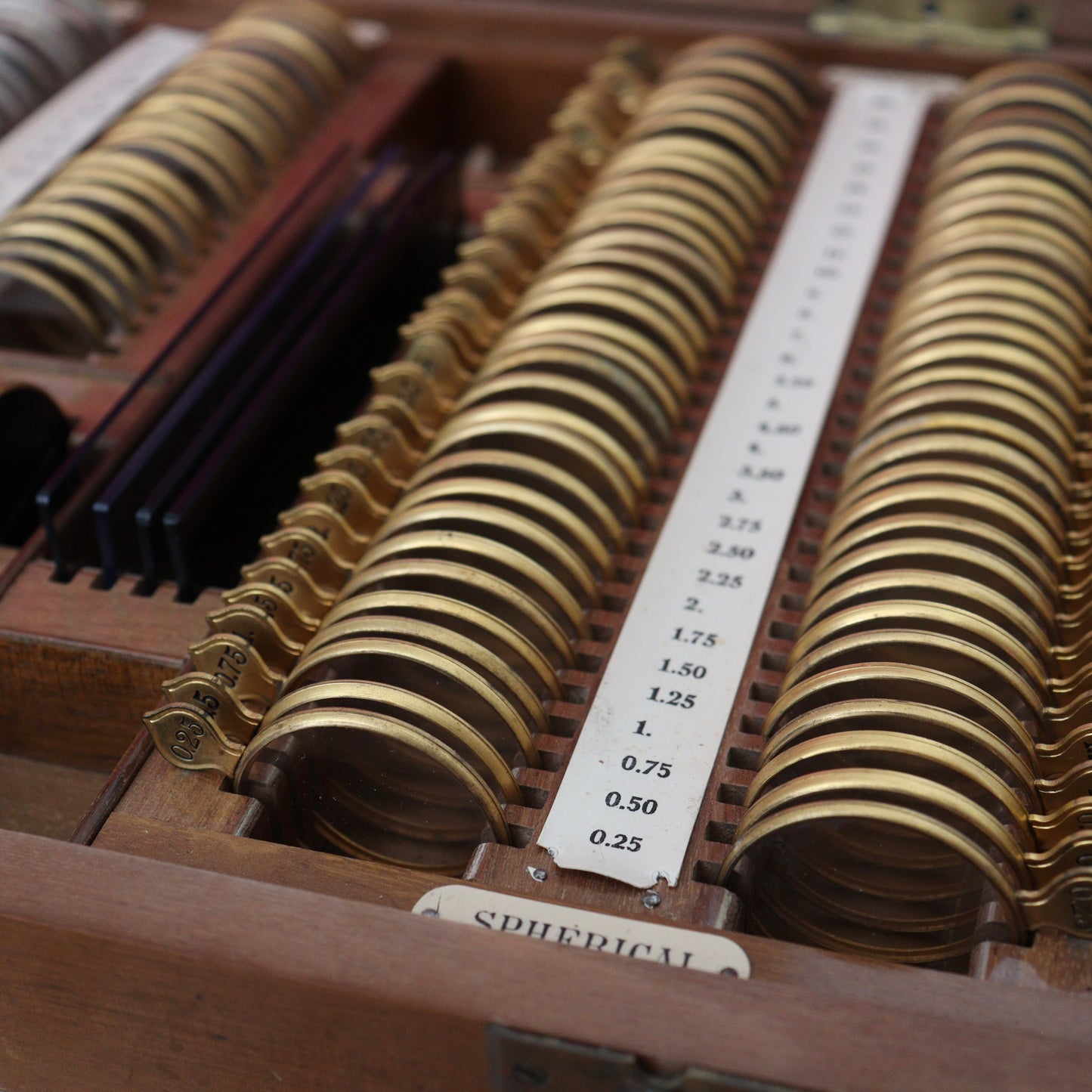 A Complete Optometrists Trial Eye Testing Kit by Theodore Hamblin