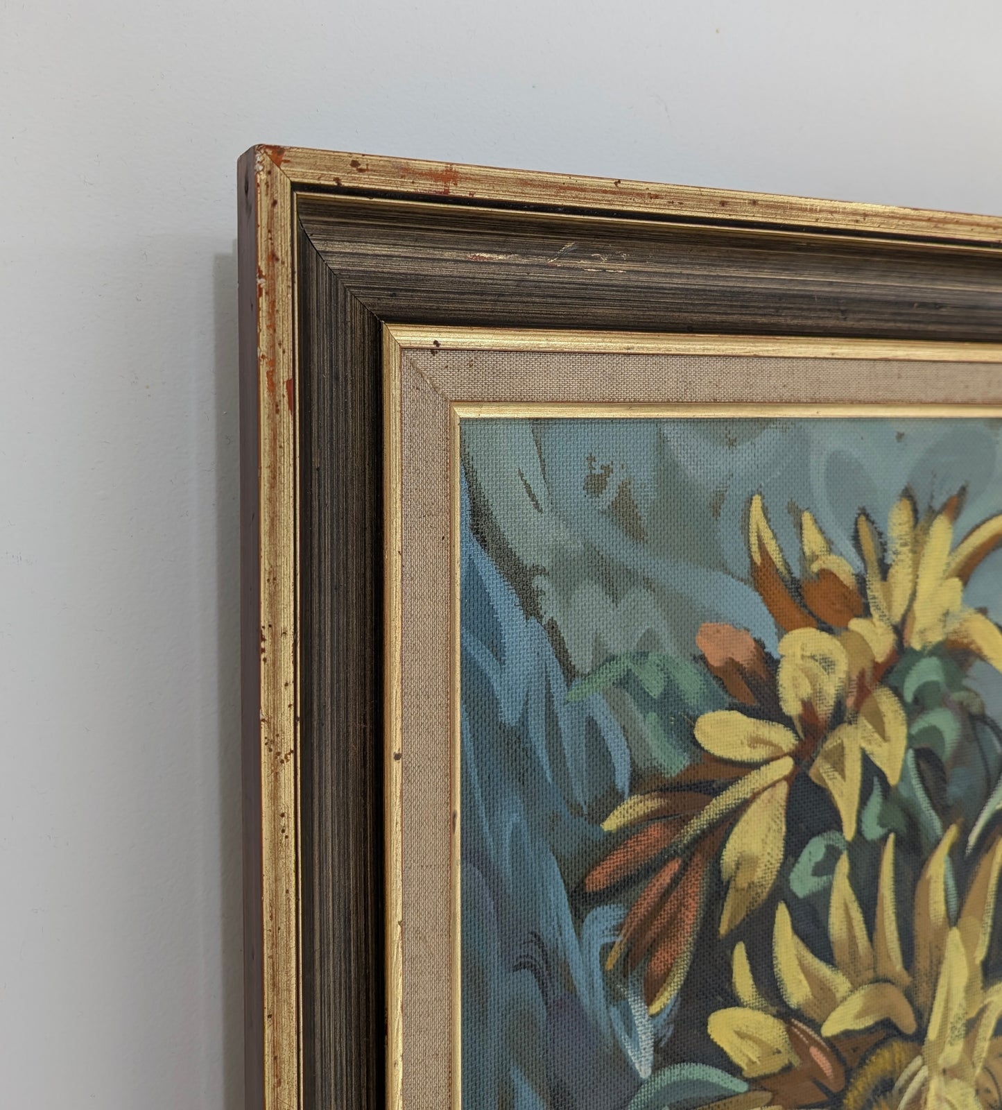Emil Bednes (1938-) "Sunflowers" Oil