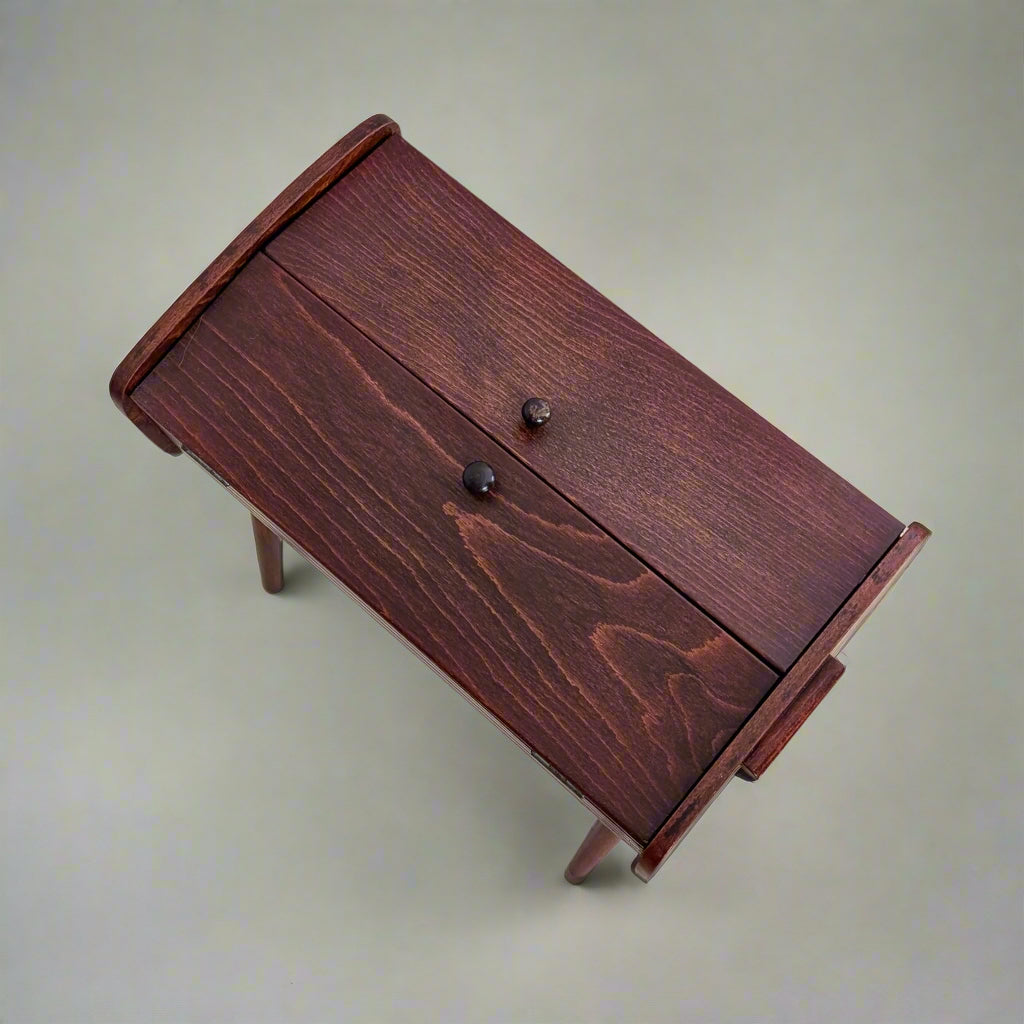 A Mid Century Danish Teak Sewing Box