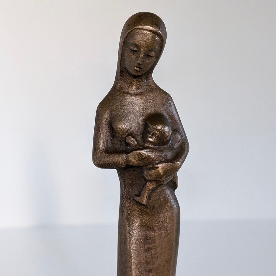 Leopoldine (Poldi) Mimovich 'Madonna & Child' Bronze Sculpture