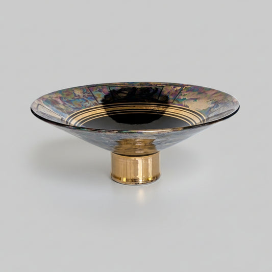 An Andrew Gibson Australian Studio Pottery Pedestal Bowl