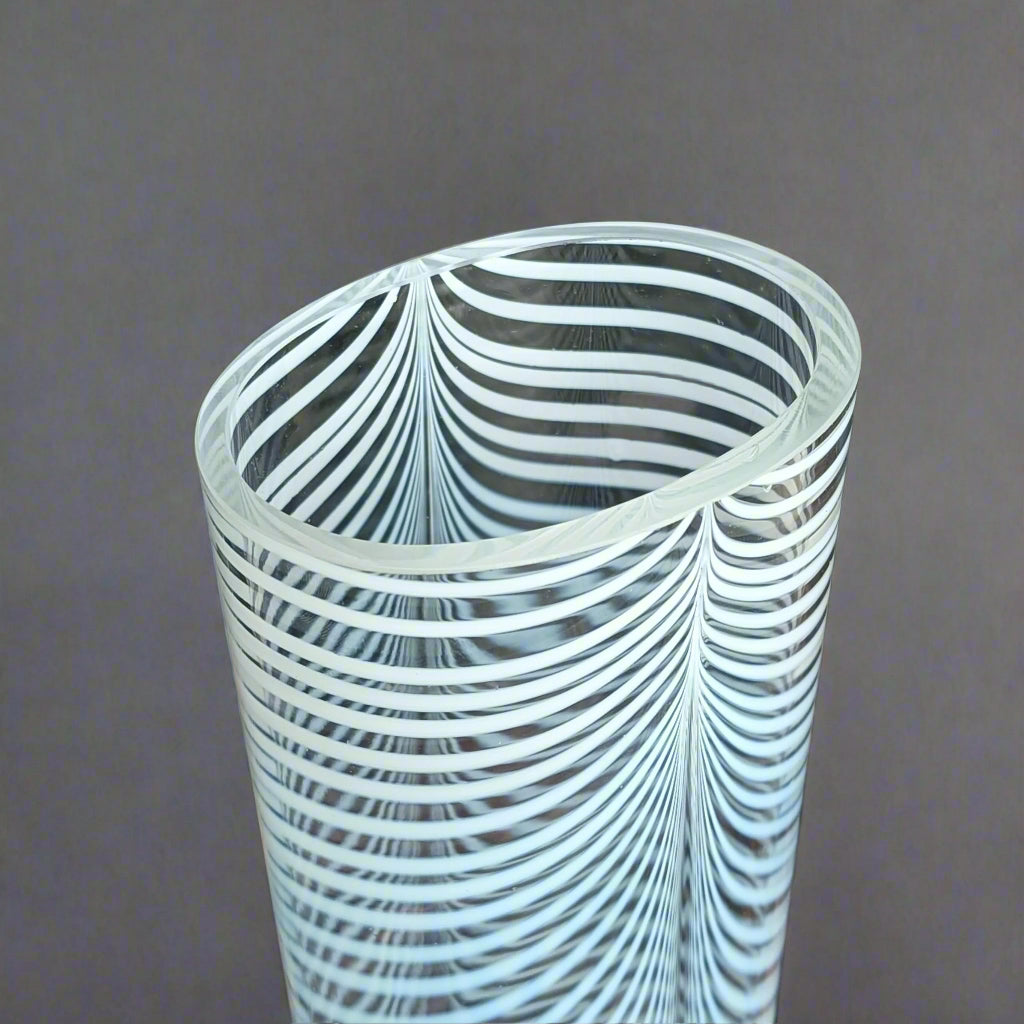 'Zebra' Vase by Bertil Vallien for Kosta Boda