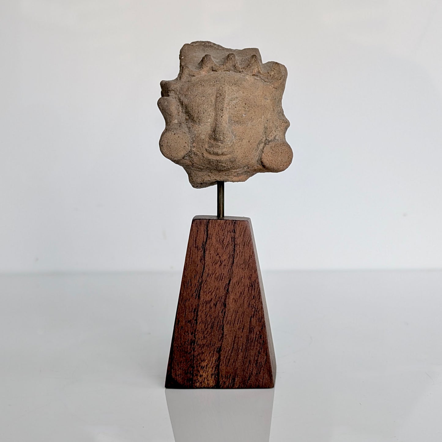 A Majapahit Empire Terracotta Head, Indonesia, 14th Century