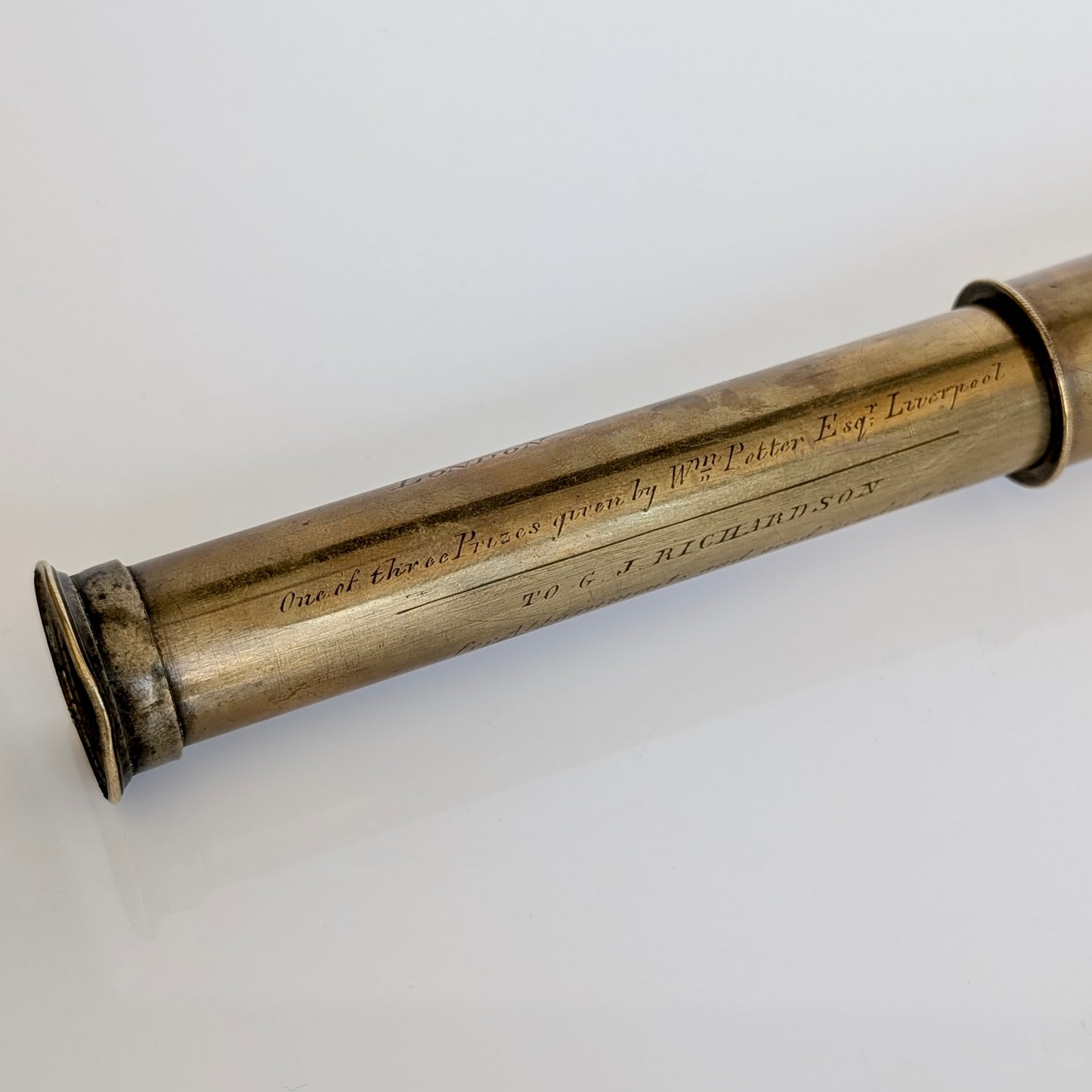 A Georgian Draw Tube Telescope By Spencer, Browning & Rust, c1830's