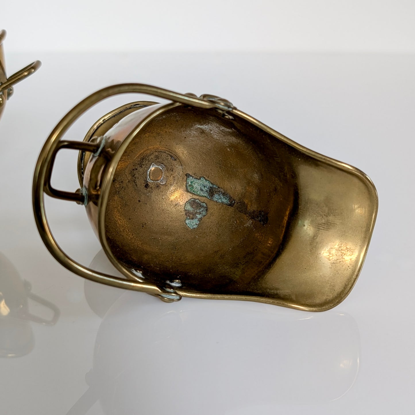 Pair of Miniature Brass Coal Scuttles