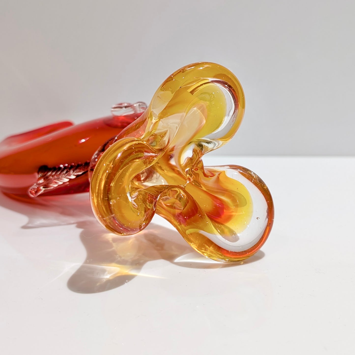 A Japanese Art Glass Fish Sculpture, c1970