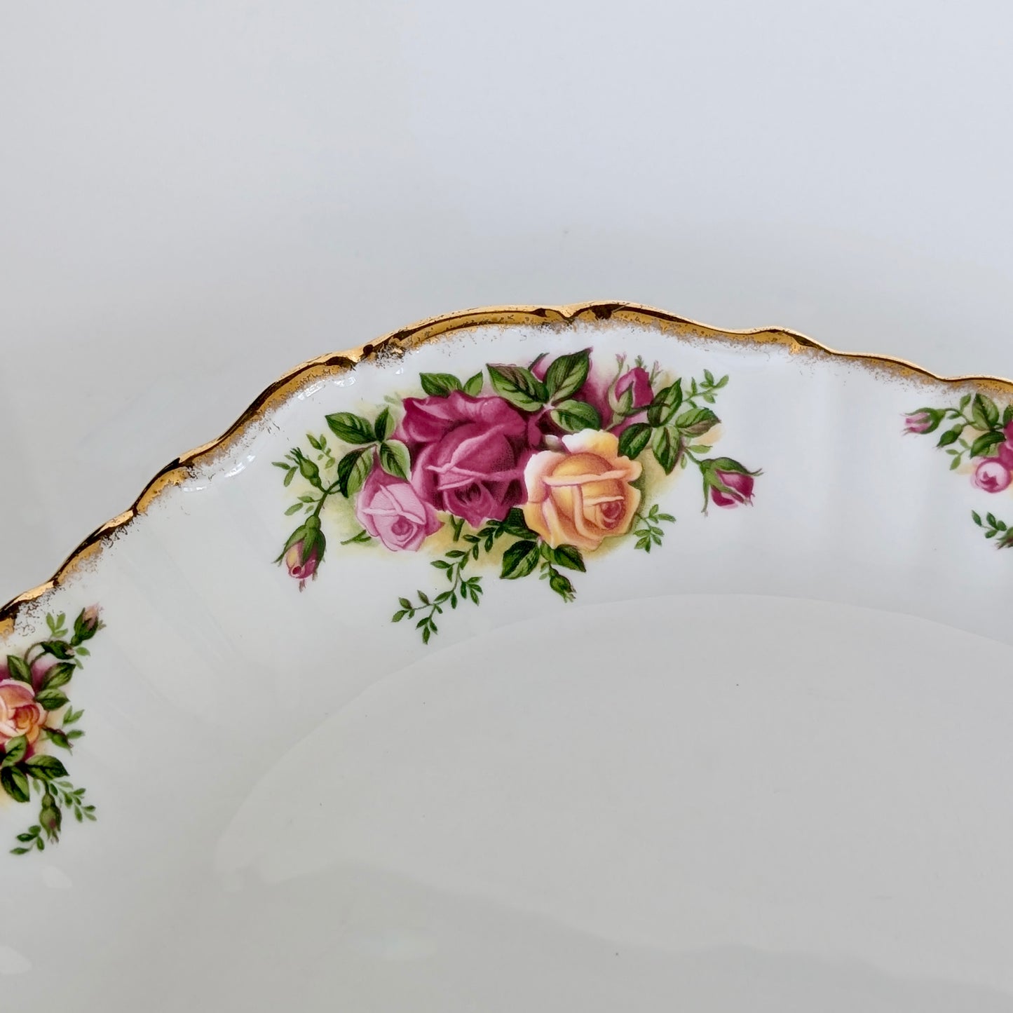 A Royal Albert 'Old Country Roses' Bone China Cake Tray