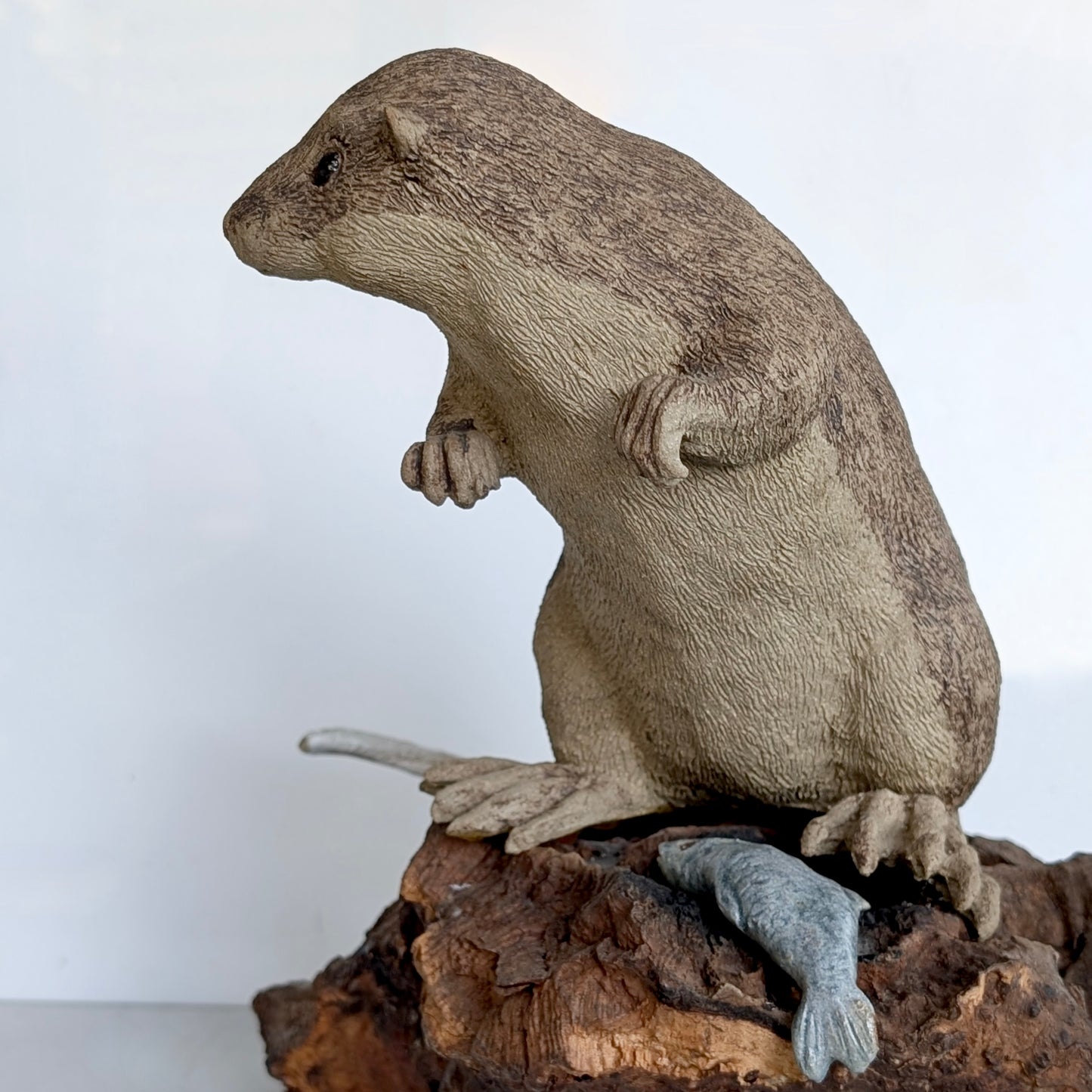 An Australian Pottery 'Rakali' Sculpture by Heather Ellis