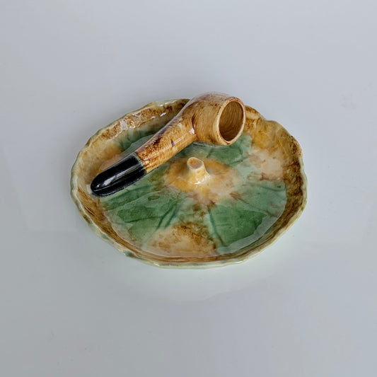 A Huntley Ware Pottery 'Smoking Pipe' Ashtray