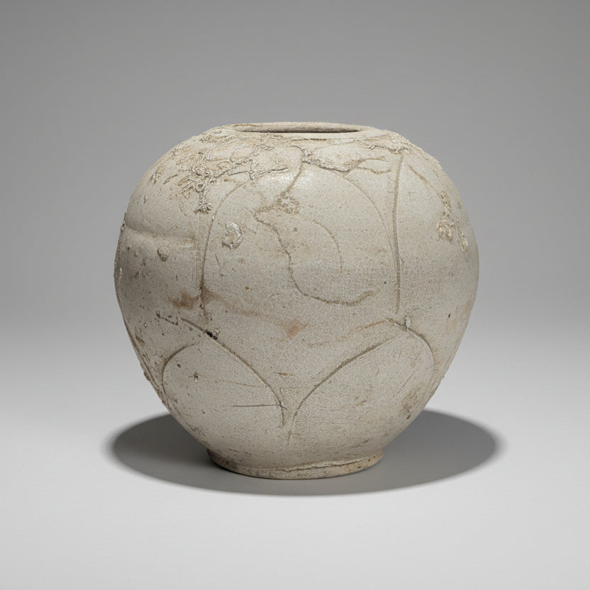 A Chinese Yue Ware Lotus Jar, from Cirebon Shipwreck, Five Dynasties Period
