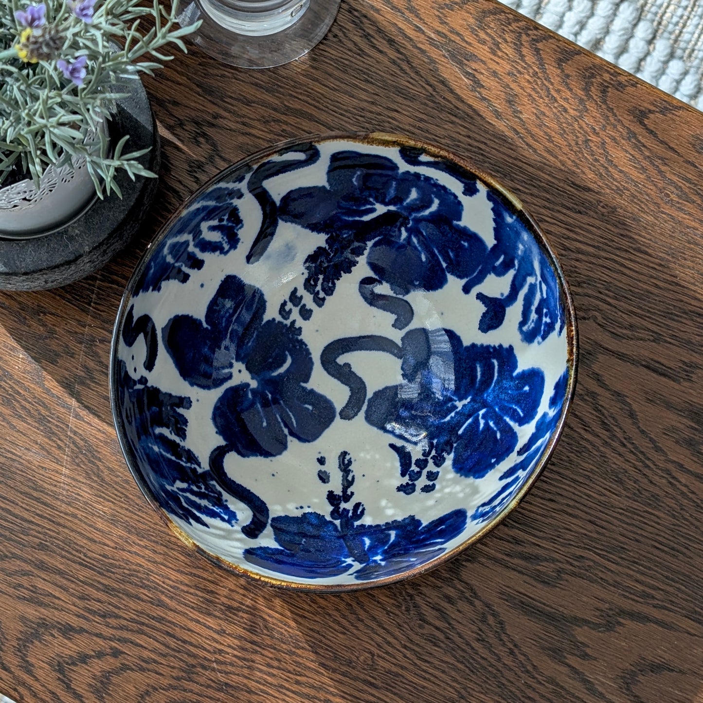 A Michael Pugh "Flower" Pottery Bowl