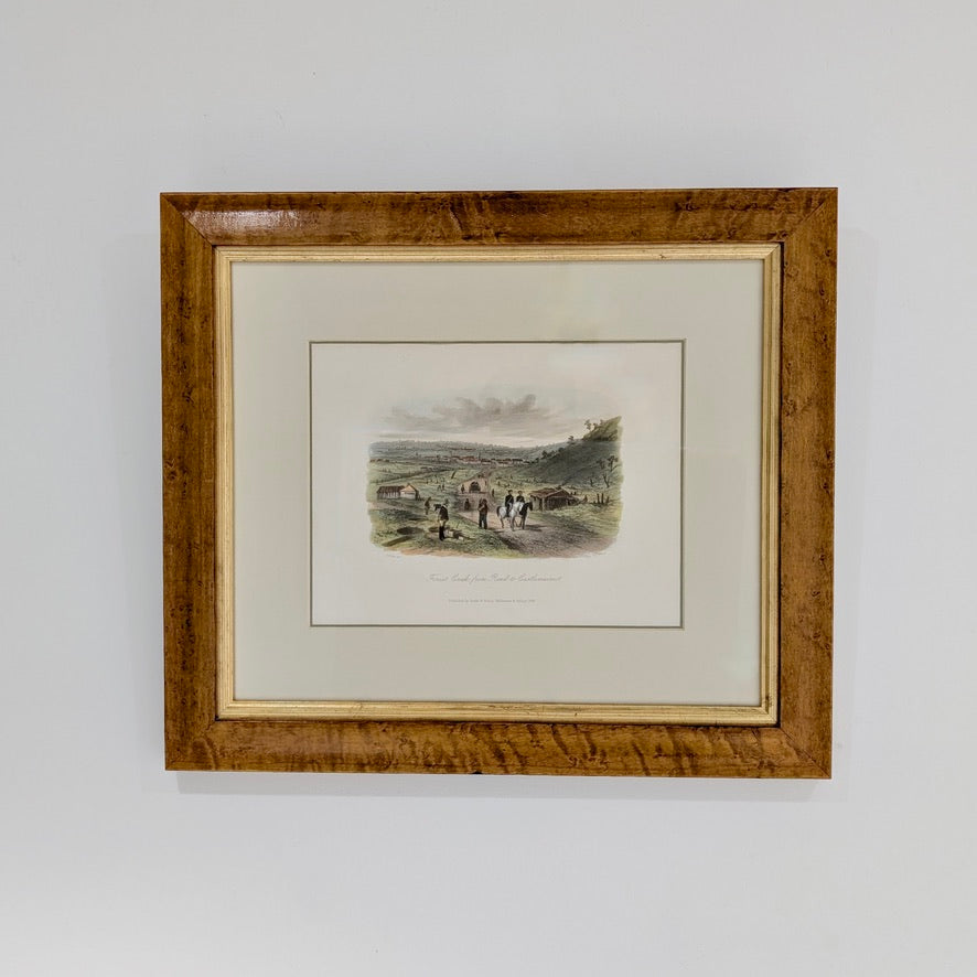 S. T. Gill 'Forest Creek from Road to Castlemaine' Engraving, c1856