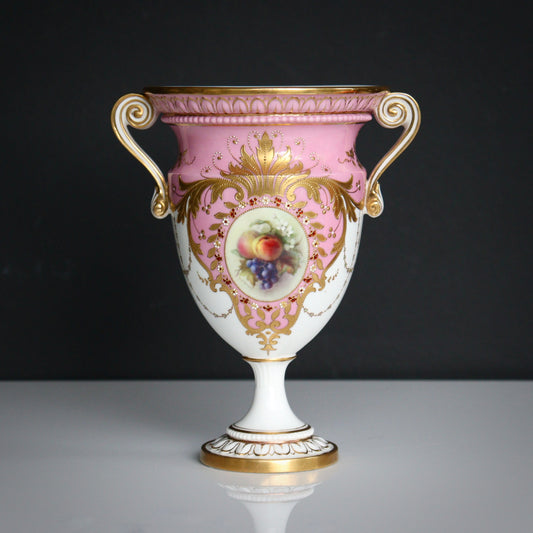 A Royal Worcester Richard Sebright Vase, c1908