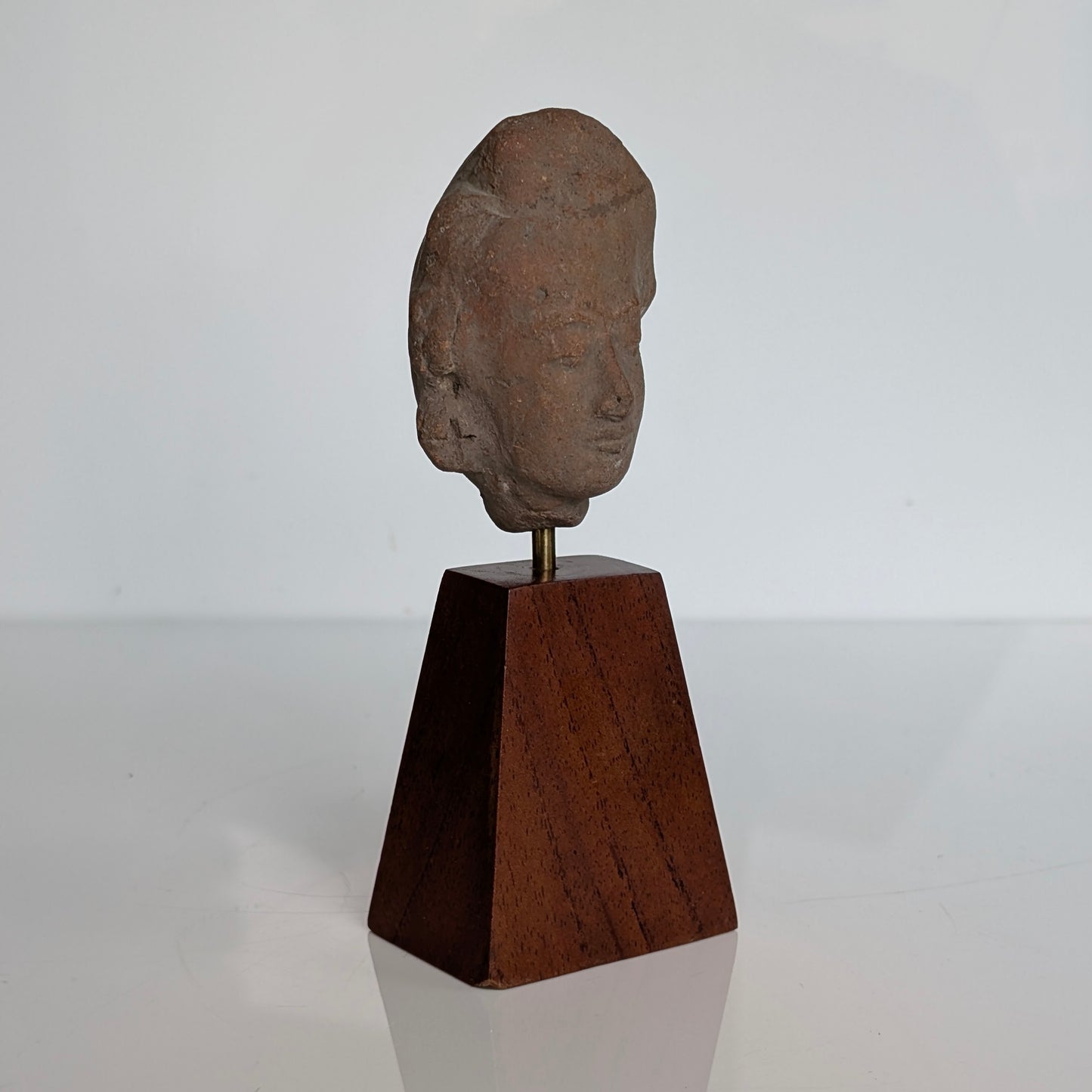 A Majapahit Empire Terracotta Head, Indonesia, 14th Century