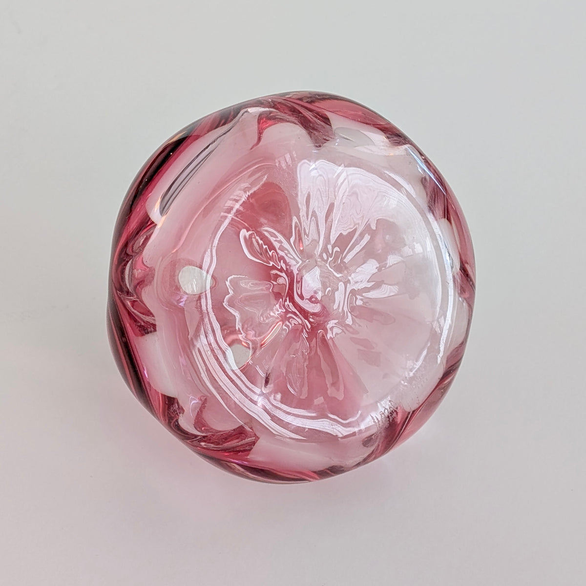 A Signed Australian Studio Glass Vase by Carrie Westcott